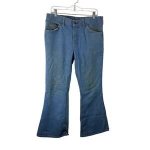 Vintage 70s Big Smith Western Flare Jeans Fits 34 Inch Waist 32 In Inseam 34x32